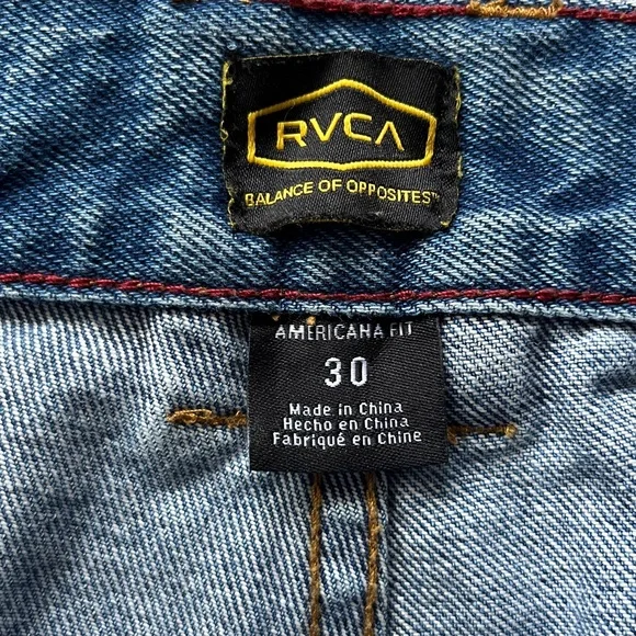 New RVCA Straight Fit Denim 32x30 - Picture 6 of 6